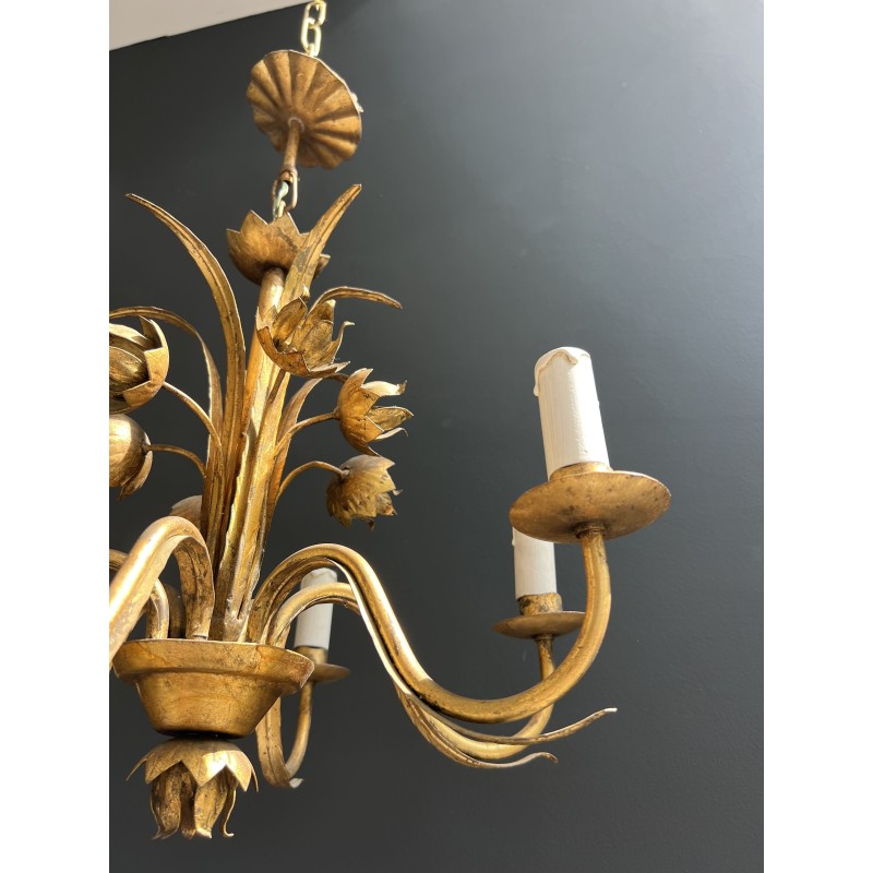Gilt Metal Chandelier | Maison Barrois