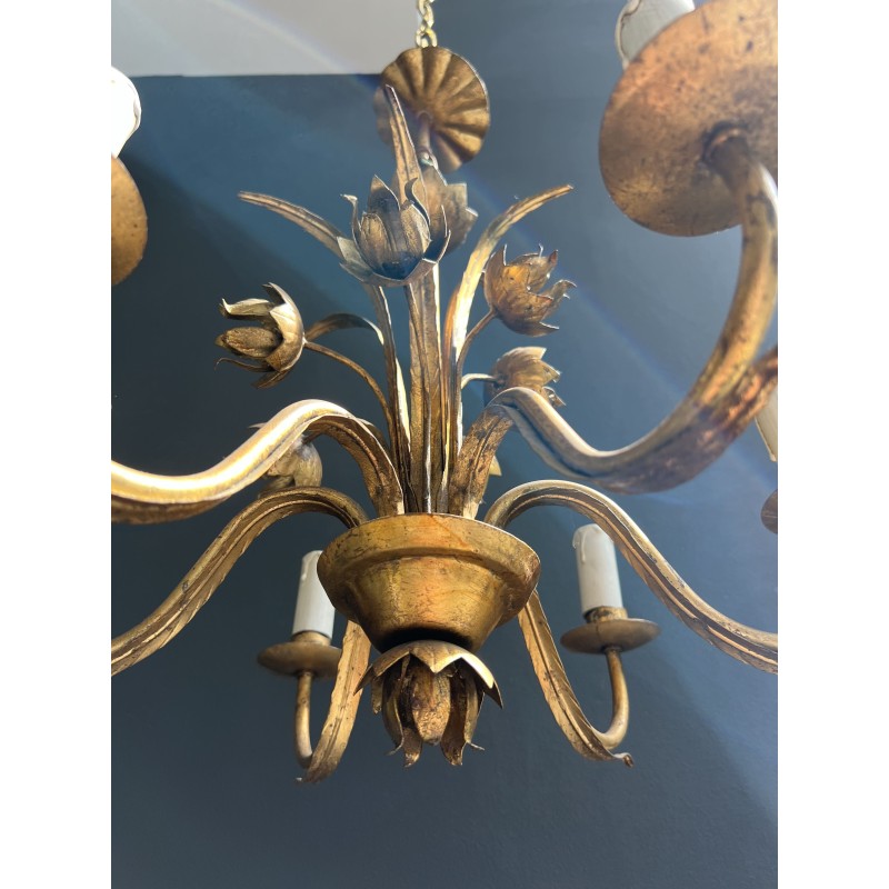 Gilt Metal Chandelier | Maison Barrois