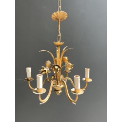 Lustre en Métal Doré | Maison Barrois
