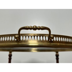 Oval Brass and Mahogany Bar, Maison Baguès | Maison Barrois