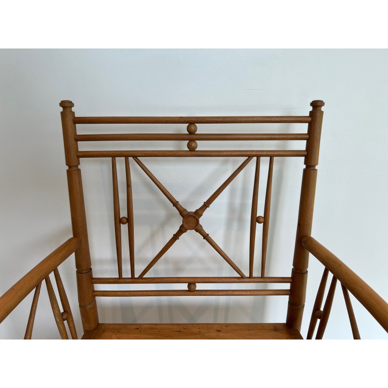 Fauteuil Vicario en Bois Naturel Façon | Maison Barrois
