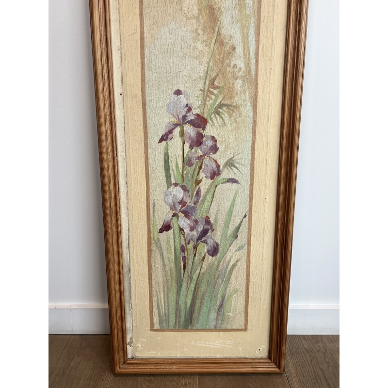 Panneaux Décoratifs Art Nouveau aux Iris | Maison Barrois