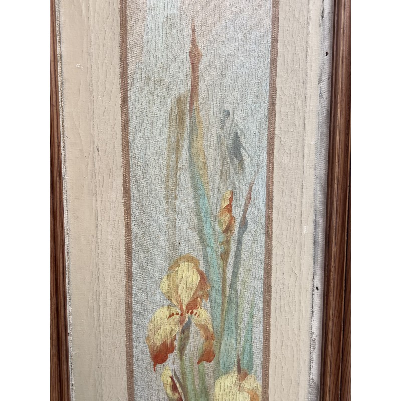 Panneaux Décoratifs Art Nouveau aux Iris | Maison Barrois