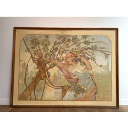 Grand Panneau Décoratif Art Nouveau | Maison Barrois