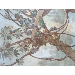 Grand Panneau Décoratif Art Nouveau | Maison Barrois