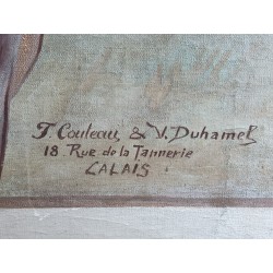 Grand Panneau Décoratif Art Nouveau | Maison Barrois