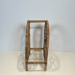 Porte-Bouteilles en Rotin et Bambou | Maison Barrois