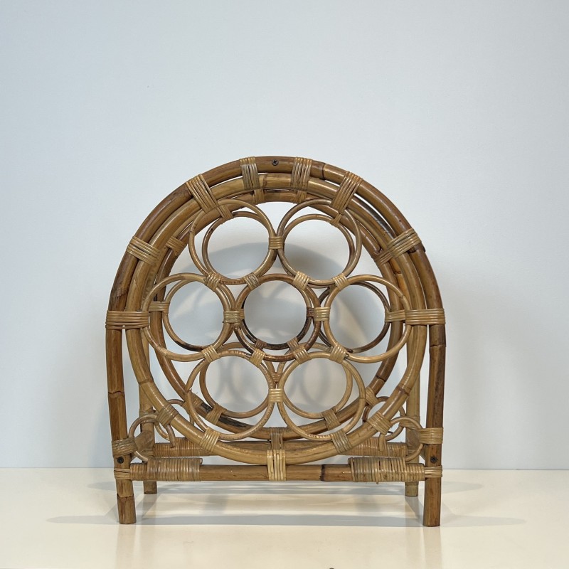 Porte-Bouteilles en Rotin et Bambou | Maison Barrois