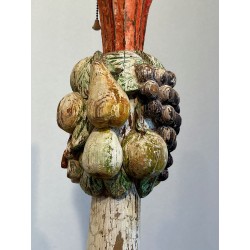 Lampadaire Balustre en Bois Sculpté | Maison Barrois