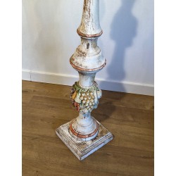 Lampadaire Balustre en Bois Sculpté | Maison Barrois