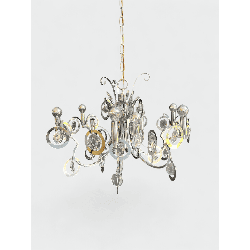 Lustre Design en Métal Chromé, Sciolari | Maison Barrois