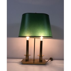 Two-Light Brass Table Lamps | Maison Barrois