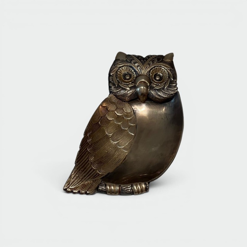 Owl Trinket Dish in Brass, Mauro Manetti | Maison Barrois