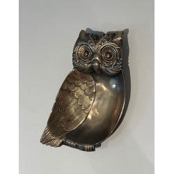 Owl Trinket Dish in Brass, Mauro Manetti | Maison Barrois