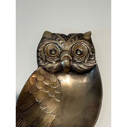 Owl Trinket Dish in Brass, Mauro Manetti | Maison Barrois