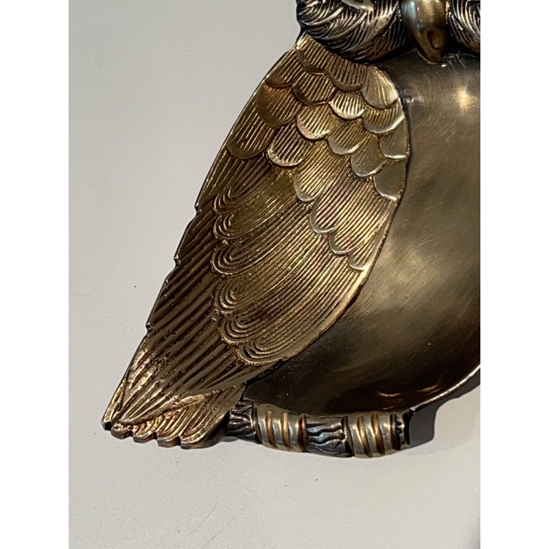 Owl Trinket Dish in Brass, Mauro Manetti | Maison Barrois