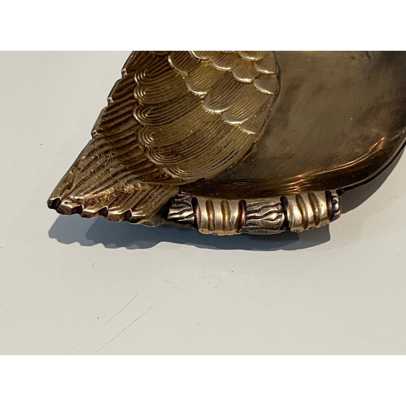 Owl Trinket Dish in Brass, Mauro Manetti | Maison Barrois