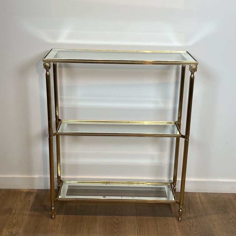 Three-Tier Brass Console, Maison Jansen | Maison Barrois