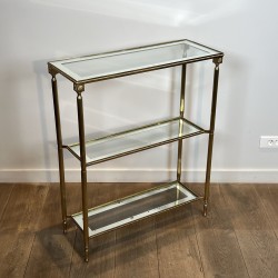 Three-Tier Brass Console, Maison Jansen | Maison Barrois