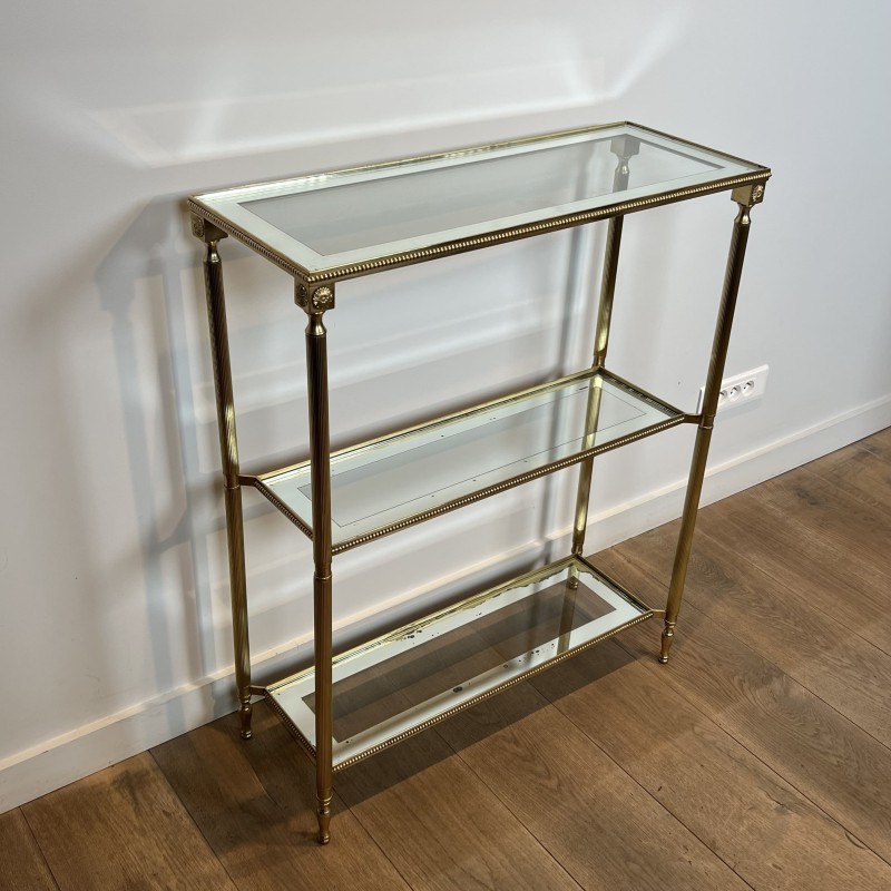 Three-Tier Brass Console, Maison Jansen | Maison Barrois