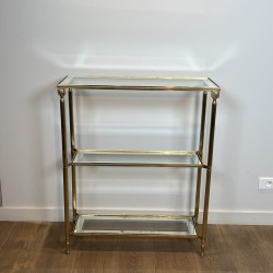 Three-Tier Brass Console, Maison Jansen | Maison Barrois
