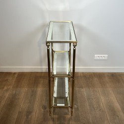 Three-Tier Brass Console, Maison Jansen | Maison Barrois