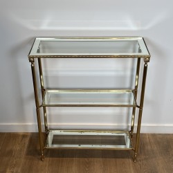 Three-Tier Brass Console, Maison Jansen | Maison Barrois