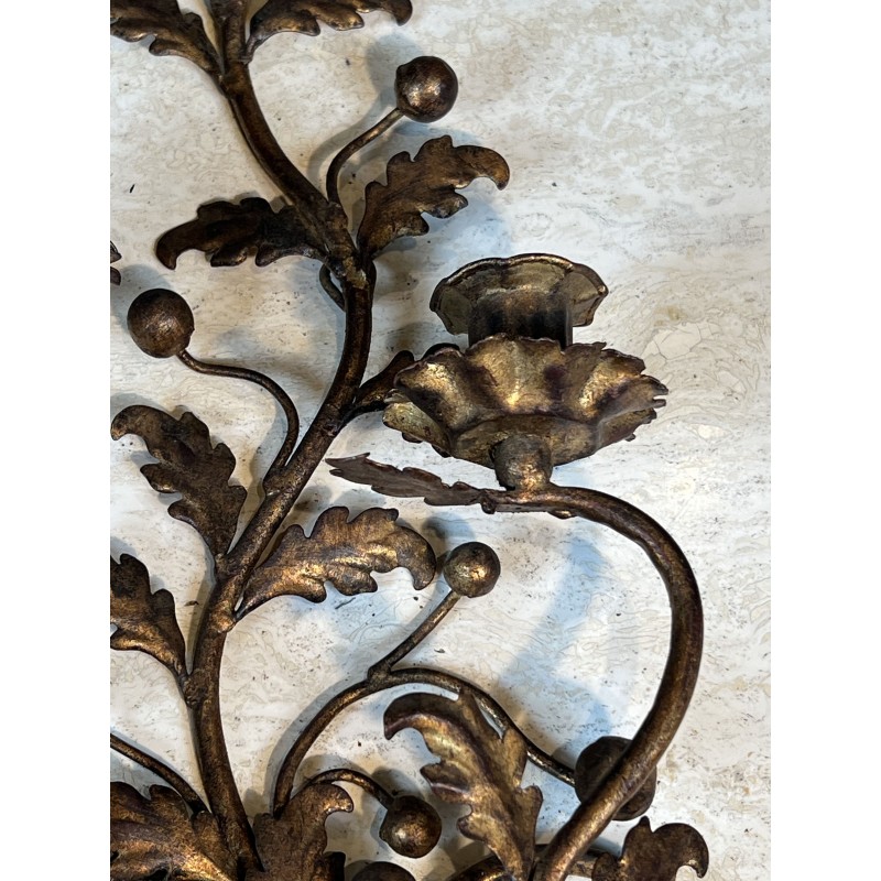 Appliques à Deux Bras de Lumière en Métal | Maison Barrois