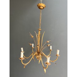 Lustre en Métal Doré | Maison Barrois