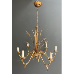 Lustre en Métal Doré | Maison Barrois