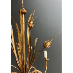 Lustre en Métal Doré | Maison Barrois
