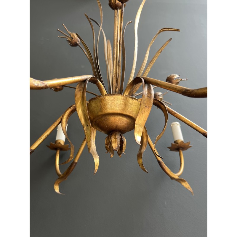 Lustre en Métal Doré | Maison Barrois