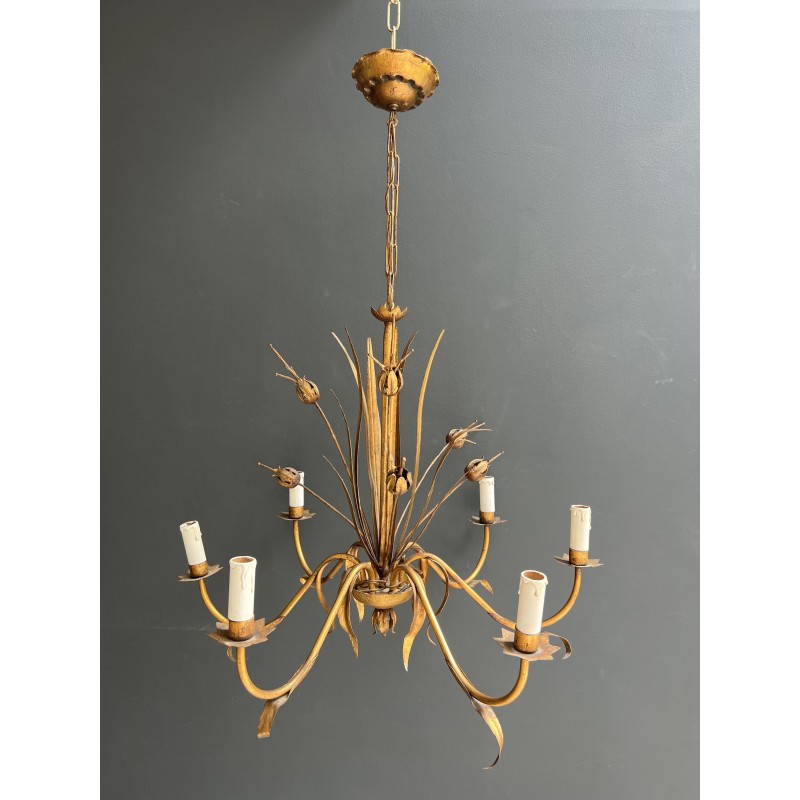 Lustre en Métal Doré | Maison Barrois