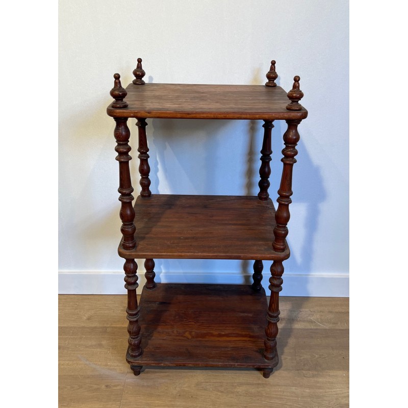 Three-Tier Shelf in Pitch Pine | Maison Barrois