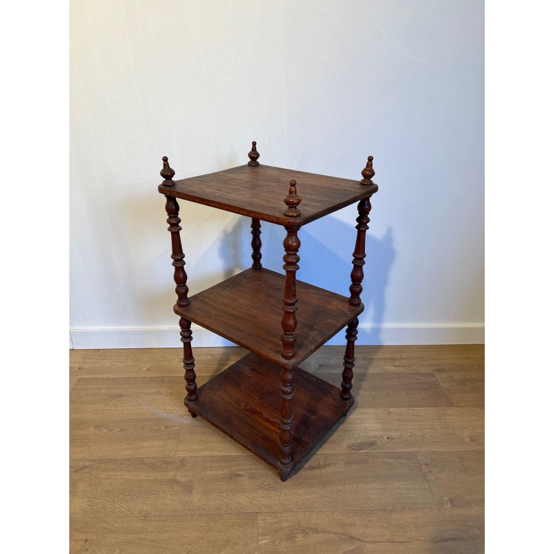 Three-Tier Shelf in Pitch Pine | Maison Barrois