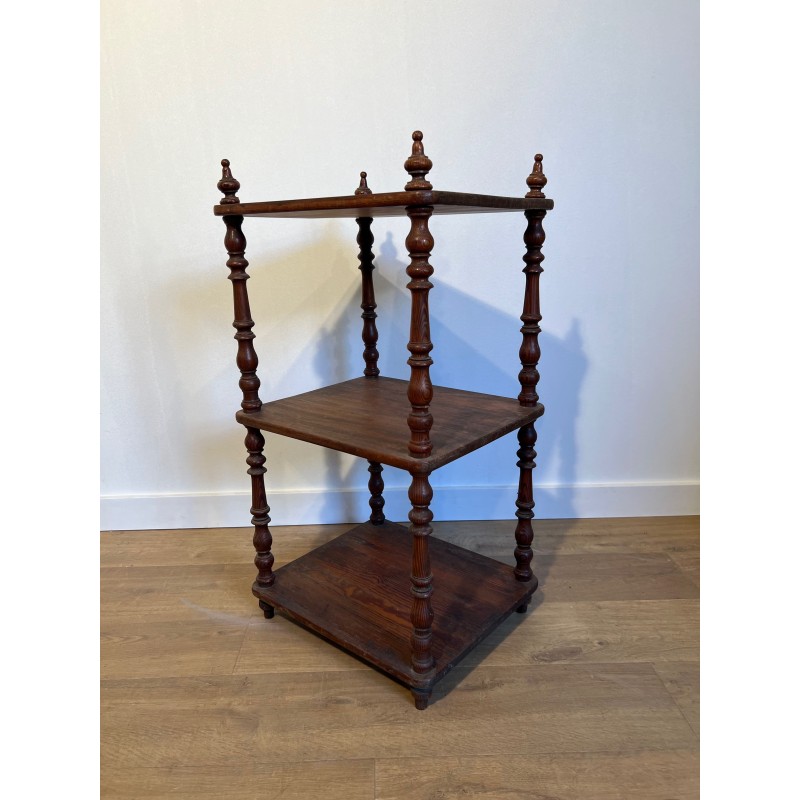 Three-Tier Shelf in Pitch Pine | Maison Barrois