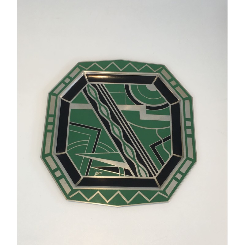 Octagonal Dinanderie Dish | Maison Barrois