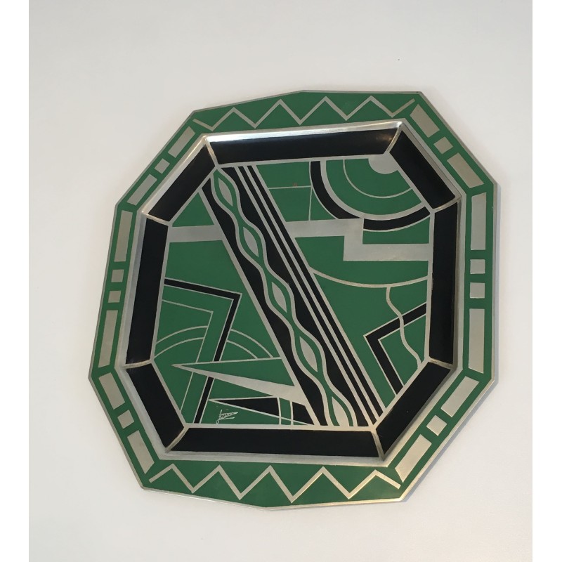 Octagonal Dinanderie Dish | Maison Barrois