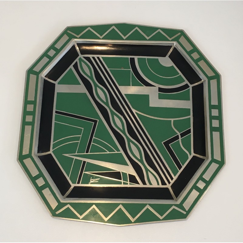 Octagonal Dinanderie Dish | Maison Barrois
