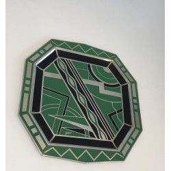 Octagonal Dinanderie Dish | Maison Barrois