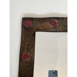 Miroir à Cadre en Céramique Émaillée | Maison Barrois