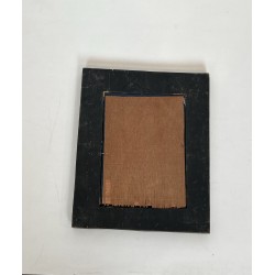 Mirror with Bronze Enamelled Ceramic Frame | Maison Barrois