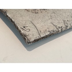 Wall Mask in Glazed Raku Ceramic in Black | Maison Barrois