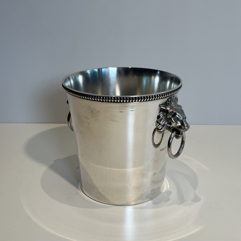 Silvered Metal Champagne Bucket | Maison Barrois