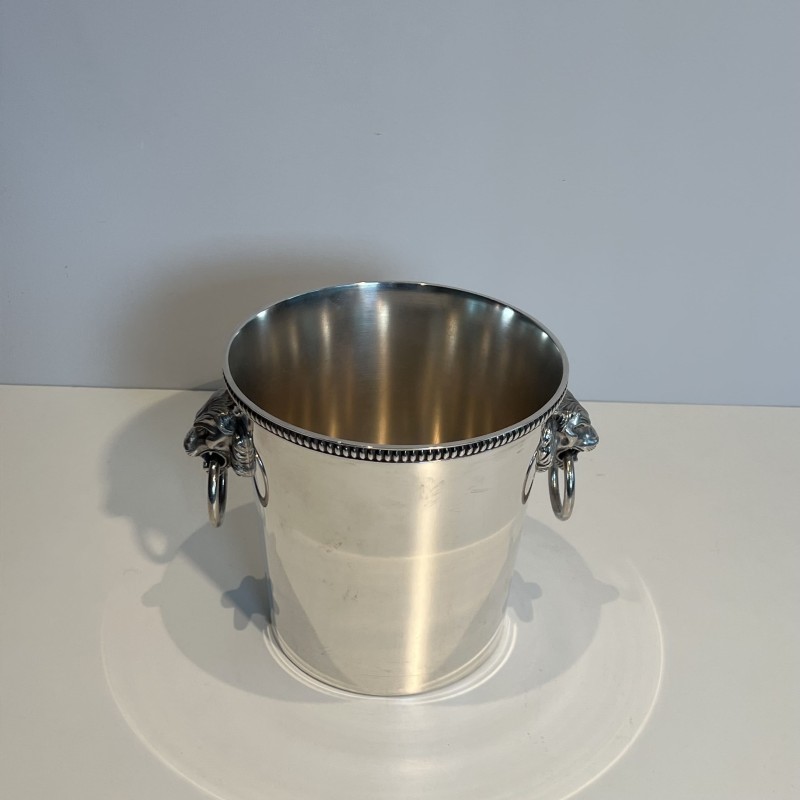 Silvered Metal Champagne Bucket | Maison Barrois