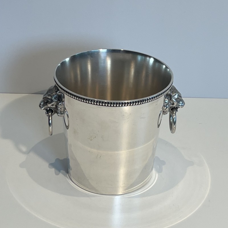 Silvered Metal Champagne Bucket | Maison Barrois