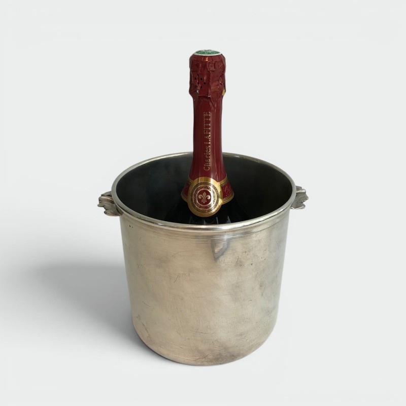 Seau à Champagne Cylindrique en Métal | Maison Barrois