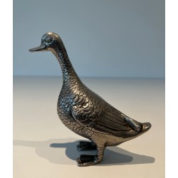 Decorative Ducks in Silvered Metal | Maison Barrois