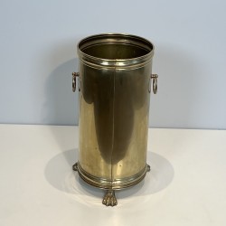 Porte-Parapluies Cylindrique en Laiton | Maison Barrois