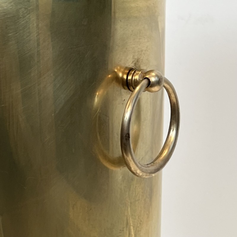 Cylindrical Brass Umbrella Stand | Maison Barrois